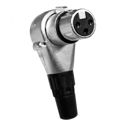 AC-C-XF-90 90° XLR Stecker female Accu Cable